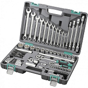 Набор инструментов, 1/2", 1/4", CrV, пластиковый кейс 88 предм.// Stels