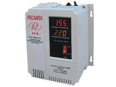 Стабилизатор напряжения РЕСАНТА АСН-1500Н/1-Ц