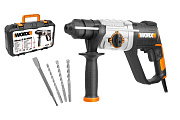 Перфоратор WORX WX339, 800 Вт, кейс