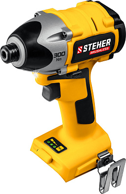 Бесщеточный винтоверт, без АКБ, в коробке CSB-300 STEHER 20В