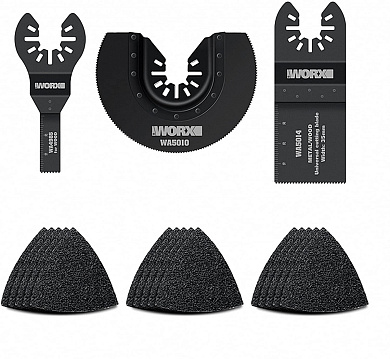 Набор насадок WORX WA5099 для реноватора 18 шт