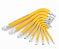 Набор шестигранных ключей TORX-SHORT 9шт WP222009 WORKPRO