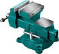 Слесарные тиски KRAFTOOL Reversible 200 мм, расход 368 мм 32705-200
