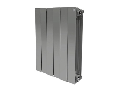Радиатор биметаллический Royal Thermo PianoForte 500/Silver Satin - 4 секц.