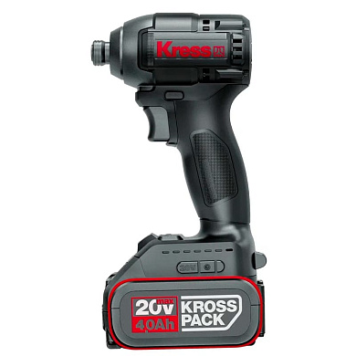 Винтоверт аккумуляторный бесщеточный KRESS KU280.9, 20В, 190 Нм, без АКБ и ЗУ