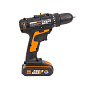 Дрель-шуруповерт аккумуляторная WORX WX101.2, 20В, 2.0Ач x1, ЗУ 2А, кейс