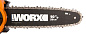 Пила цепная аккумуляторная WORX 20В, 25 см, 2Ач х1 и ЗУ