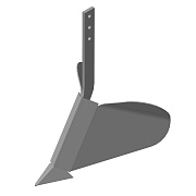 Окучник однорядный, стойка 10*500 мм., регулируемый, раздвижной без сцепки