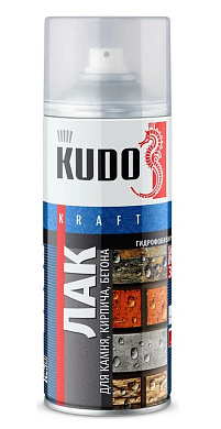 Лак-спрей гидрофобизирующий д/кирпича/бетона/камня 520мл KUDO 