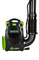 Воздуходув аккумуляторный, ранцевый Greenworks GC82BPB, 82V, бесщеточный (без АКБ и ЗУ)