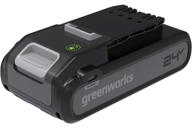 Аккумулятор Greenworks G24B4+, 24V, 2хUSB-C PD 3.0, цифровой индикатор, 4Ач (2940407)