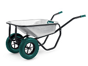 Тачка строительная KRAFTOOL MAXDrive-2 двухколесная, 110л, 280 кг