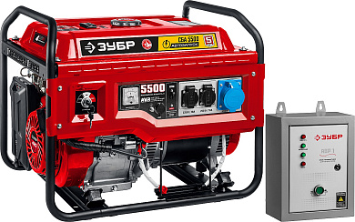 Генератор бензиновый СБА-5500 ЗУБР