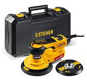 Бесщеточная орбитально-шлифовальная машина STEHER BOS-25 Duo, d125 / d150 мм, 2.5 мм