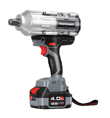 Аккумуляторный гайковерт ProfiPower T-2000N (Li-ion-1шт, 6.0Ач, 2000Нм, З/У, в кейсе)