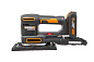 Виброшлифмашина аккумуляторная WORX WX820, 20В, 2 Ач х1, кейс
