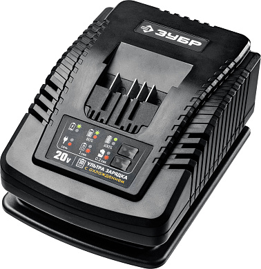 Зарядное устройство ЗУБР 20В, 6А, тип T7 для Li-Ion АКБ, Профессионал. RT7-20-6