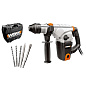 Перфоратор WORX WX333, SDS-Plus, 5Дж, 1250Вт