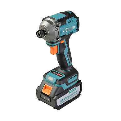 CD250H Винтоверт ударн б/щ Sturm!, 18В, 1BatterySystem, 250Нм, 1/4", 1x4.0Ач, кейс