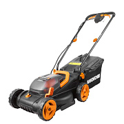 Газонокосилка аккумуляторная WORX WG779E,40В, 34 см, 2*2,5 Ач, двойное ЗУ 2x2A