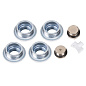 Комплект монтажный Royal Thermo 1”х 1/2" белый