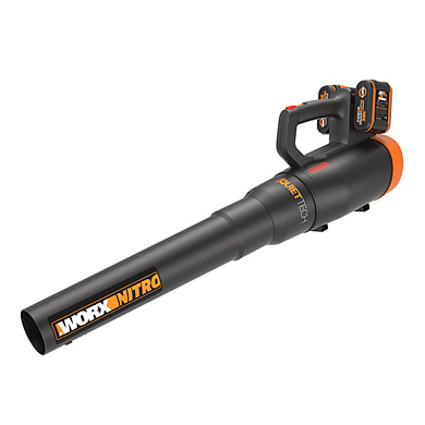 Воздуходувка аккумуляторная бесщеточная WORX WG581E, 40В, 4 Ач х2, двойное ЗУ 2x1A