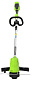 Триммер аккумуляторный Greenworks GD40LT, 40V, 38 см, с 1хАКБ 8 Ач и ЗУ (2112207UH)