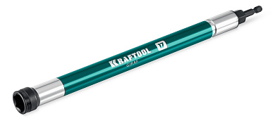 Длинная ударная бита с торцовой головкой KRAFTOOL GIRAF, 17 мм (М10), 285 мм