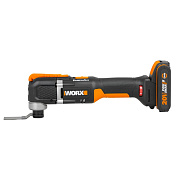 Реноватор аккумуляторный WORX WX696, 20В, 2Ачх1, ЗУ 2А, кейс