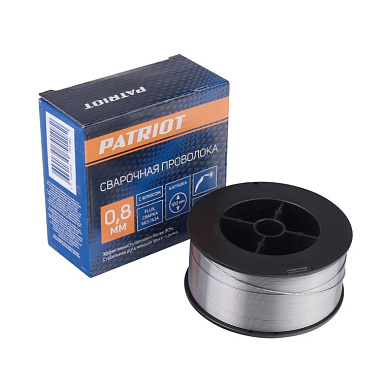 Проволока с флюсом 0.8мм, 1кг AWS E71T-GS PATRIOT