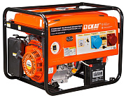 Генератор бензиновый СКАТ УГБ-6000ЕT/6кВт трехфазный