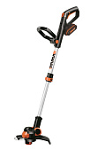 Триммер аккумуляторный WORX WG163E.2, 30 см, 20В,  1*2,0 Ач и ЗУ