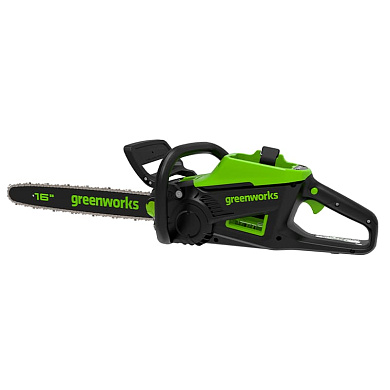 Цепная пила аккумуляторная Greenworks GD60CS25, 60V, 40 см, бесщеточная, 2500 Вт, с 1хАКБ 4 Ач. и ЗУ