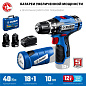Дрель-шуруповерт  + LED фонарь ЗУБР DL-121-22F