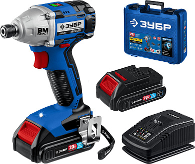 Винтоверт аккумуляторный ЗУБР 20В бесщеточный Профессионал GVB-250-22
