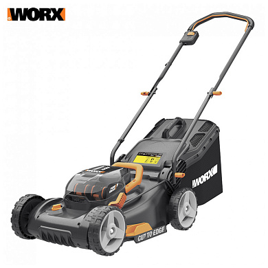 Газонокосилка аккумуляторная WORX WG743E, 40В, 40 см, 2*4,0 Ач, двойное ЗУ 2x2A