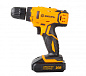 Дрель-шуруповерт аккумуляторная Вихрь ДА-20Л-2КА с набором оснастки 65 предметов
