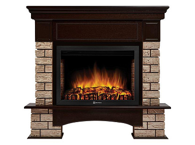 Портал Forte Wood 25 камень коричневый, шпон темный дуб