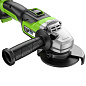 Угловая шлифовальная машина акк. Greenworks GD24AG, 24V, б/щет, 125 мм, 10500 об/мин,1x5Ач,ЗУ