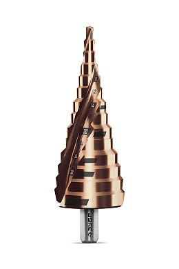 Сверло ступенчатое ЗУБР КОБАЛЬТ 4-39мм, 14 ступеней