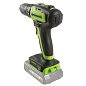 Дрель-шуруповерт акк. Greenworks GD24DD35, 24V, б/щет, 29/35Нм,2x2Ач,ЗУ,кор (3704007CUC)