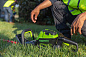 Кусторез аккумуляторный Greenworks Арт. 2208307, 82V, бесщеточный без АКБ и ЗУ