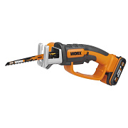 Пила аккумуляторная WORX WG894E.5,  20В, 16мм, 1*2,0 Ач и ЗУ