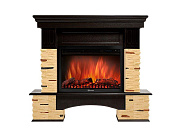 Портал Firelight Pietra Nuovo 25 камень сланец натуральный, шпон темный дуб
