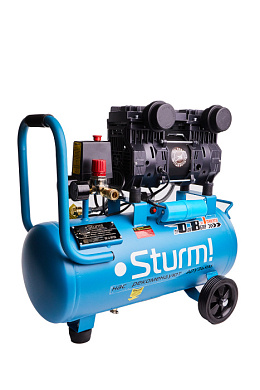 Компресссор безмасляный бесшумный Sturm! AC93224OL