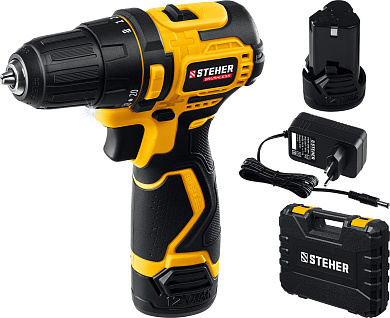 Дрель-шуруповерт бесщеточная CDB-120-2 STEHER