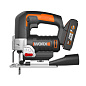 Лобзик аккумуляторный WORX W543, 20В, 2 Ач х1, кейс