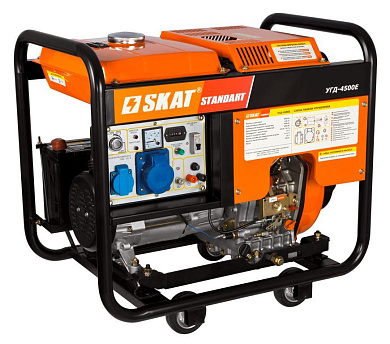 Генератор дизельный СКАТ УГД-4500E PROFF