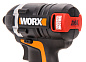 Винтоверт аккумуляторный WORX BL WX292, 20В, бесщеточный, 2Ач x2, кейс
