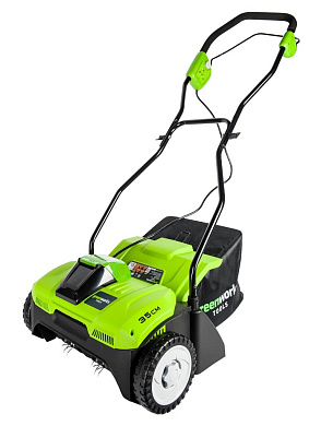 Аэратор аккумуляторный Greenworks G40DT30 (без АКБ и ЗУ)